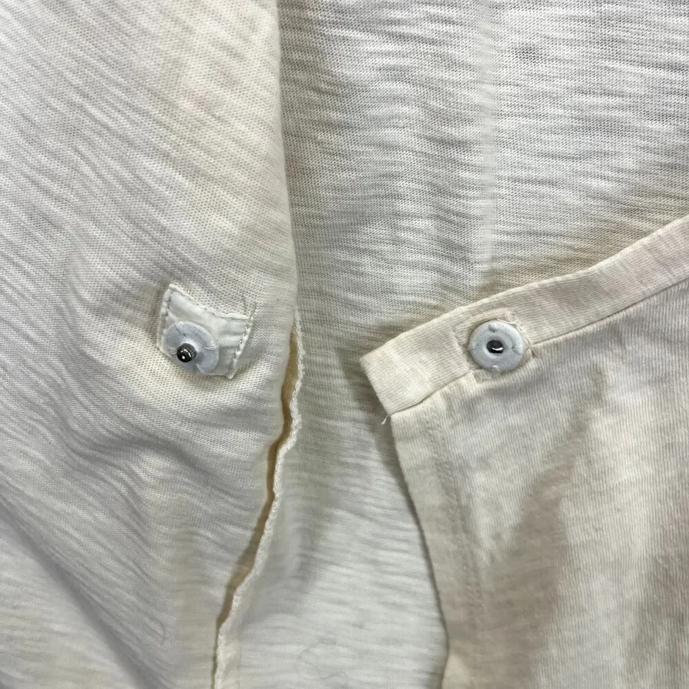 J.Crew Crewcuts Top Girls 12 pale‎ yellow long sleeve wrap tide T-shirt